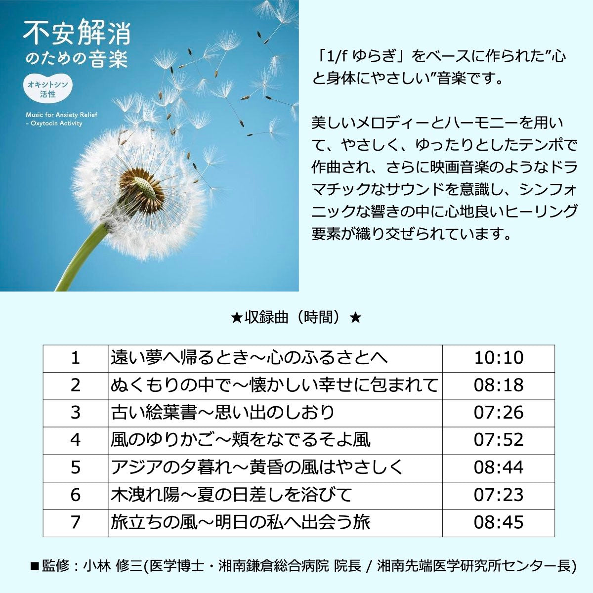 ヒーリング BGM 楽曲入りSDカード