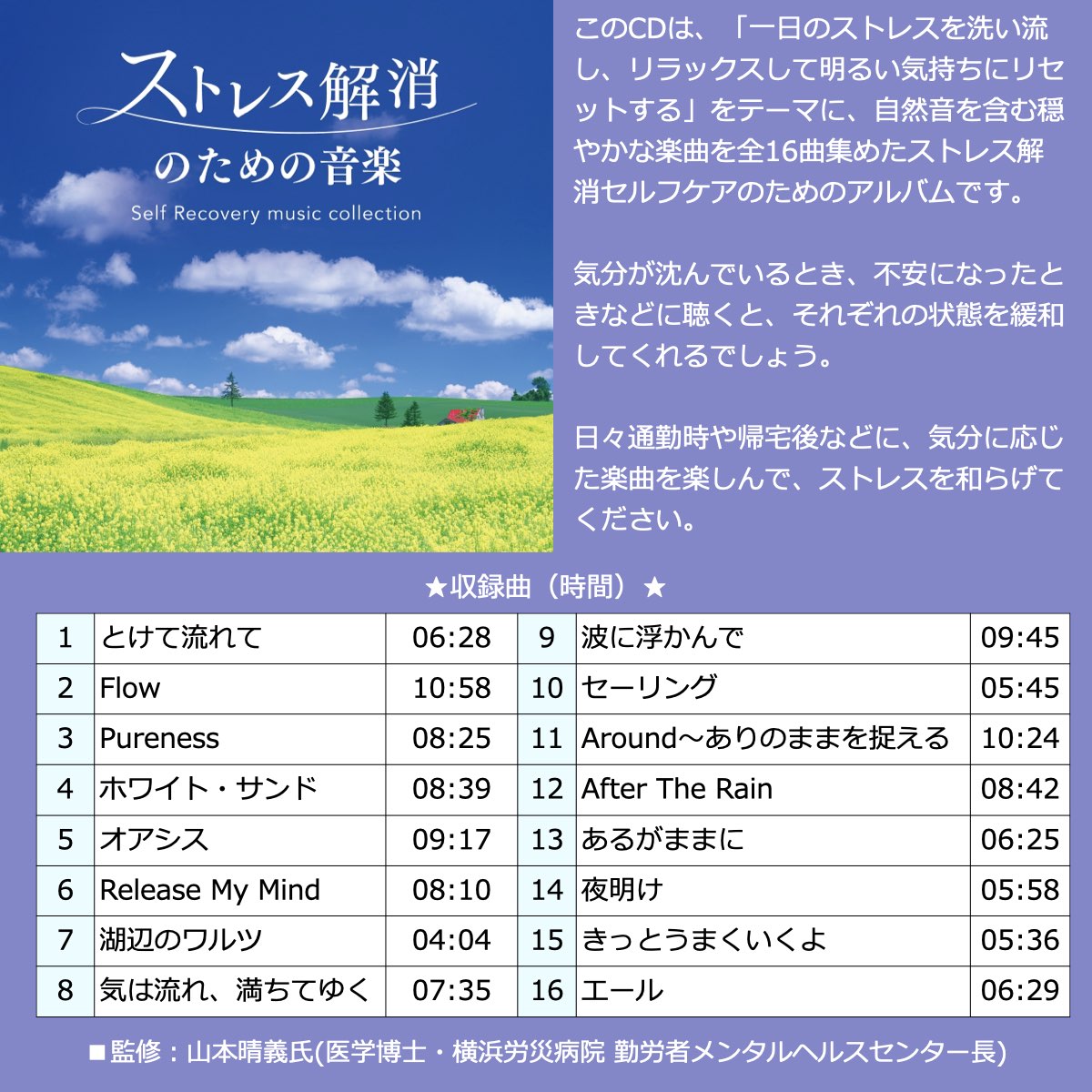 ヒーリング BGM 楽曲入りSDカード