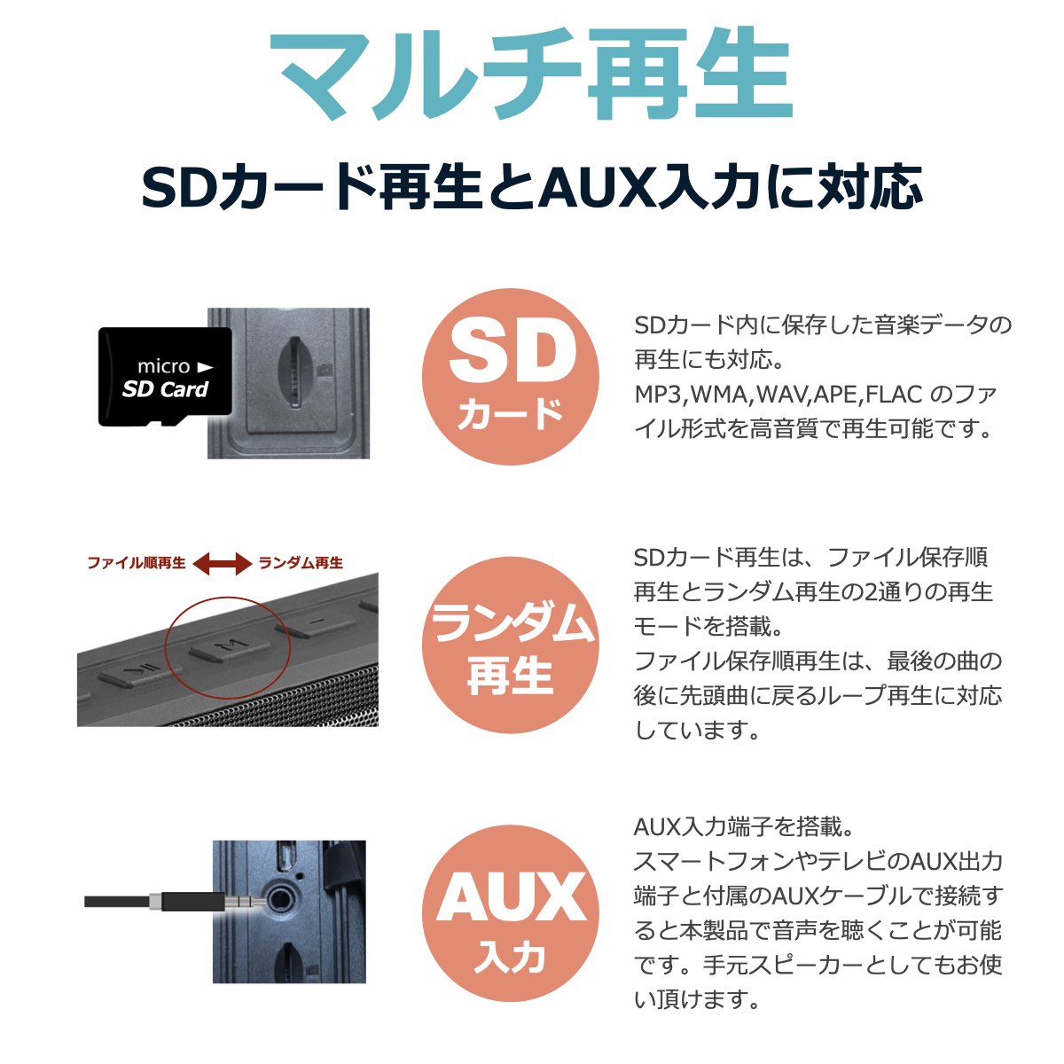 【訳あり】防水防塵 Bluetoothスピーカー HW2