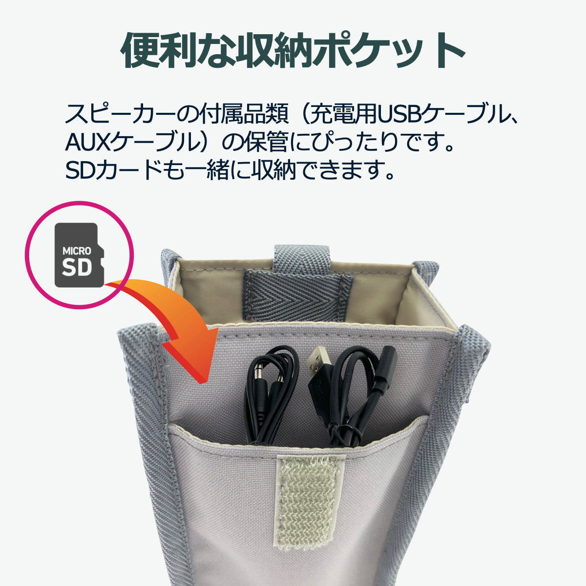 Bluetoothスピーカー HW2専用 純正ポータブルケース CORDURA 日本製
