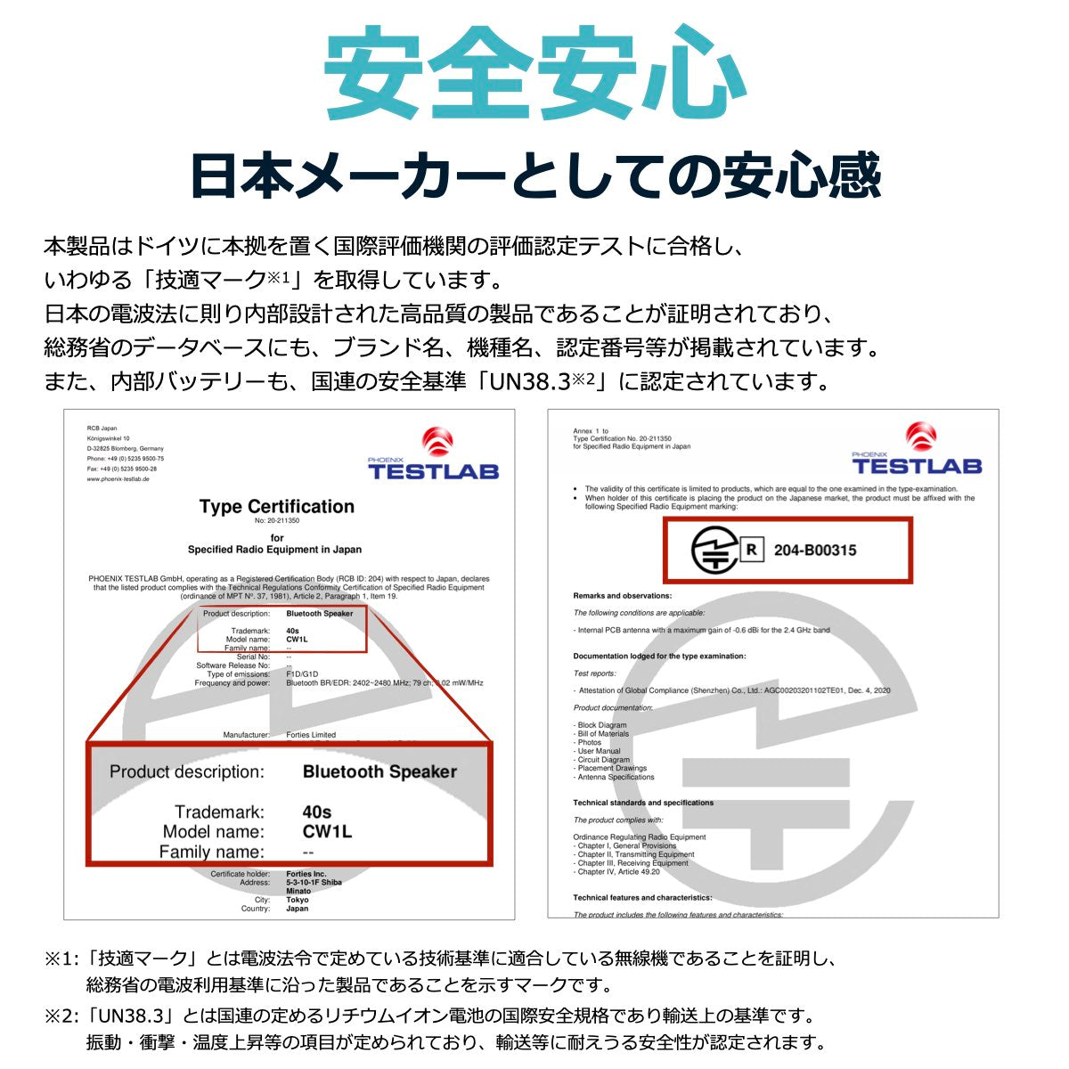 ステレオ 重低音 Bluetoothスピーカー CW1L