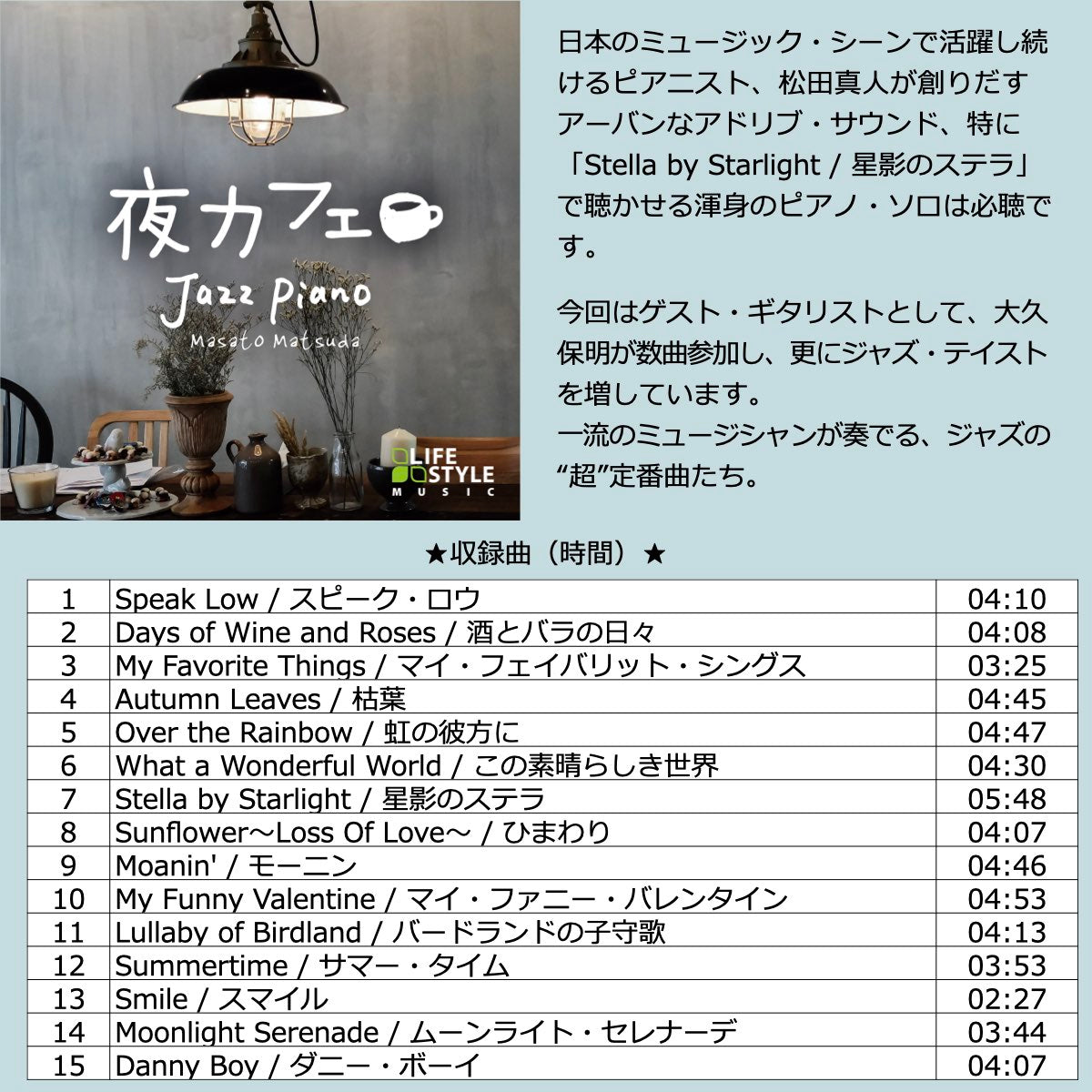 ジャズバー BGM 楽曲入りSDカード