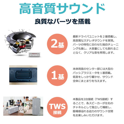 Bluetoothスピーカー 純正ケースセット CORDURAケース 日本製 HW2