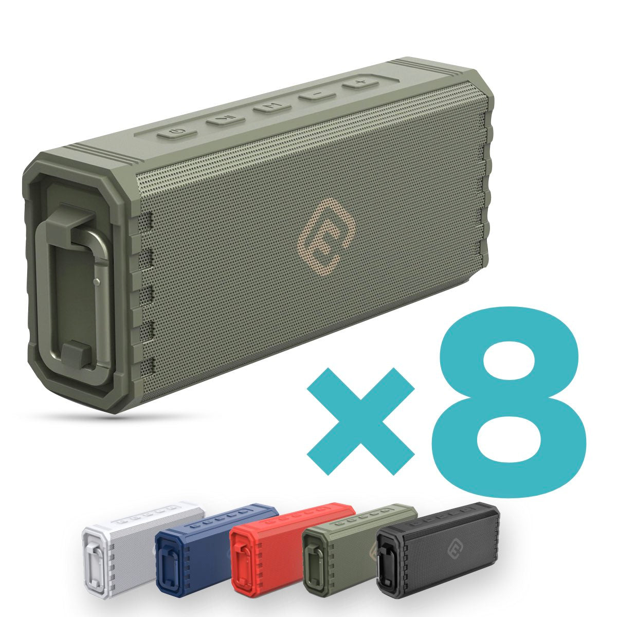 【８個セット】アウトドア Bluetoothスピーカー HW2