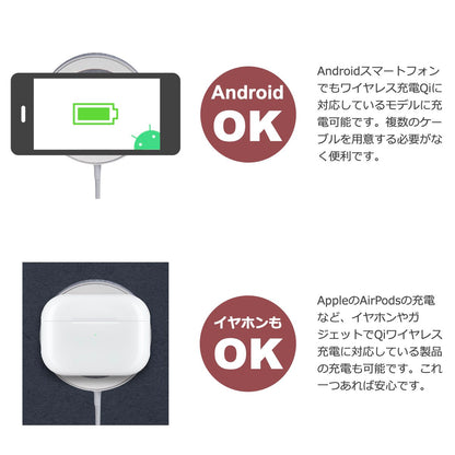 MagSafe対応 ワイヤレス充電器 MS1（2個セット）